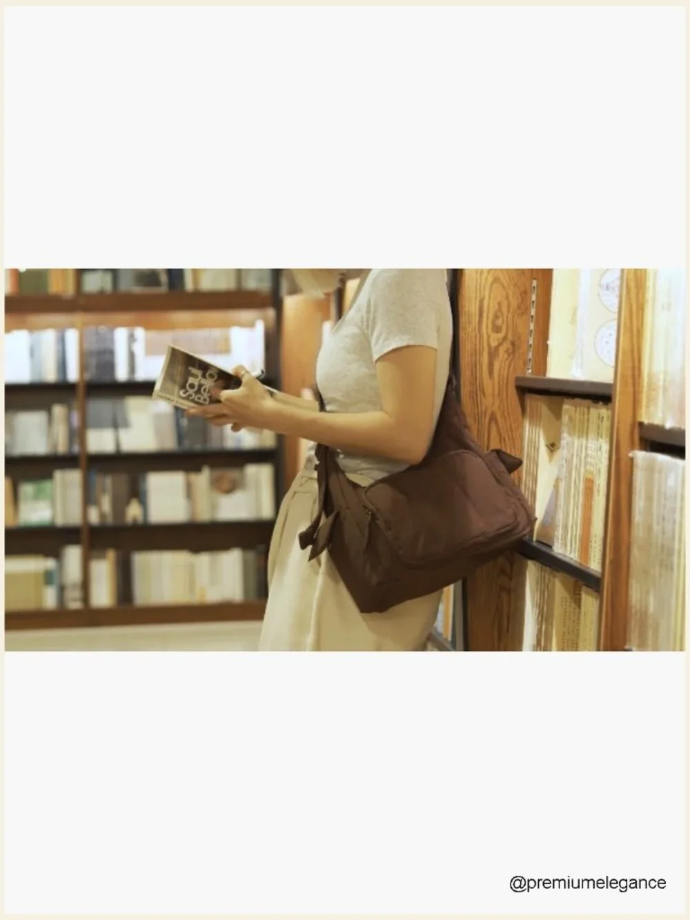 6L Crossbody Puffer Hobo Bag with Adjustable Strap, Nylon, Lightweight